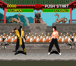 Mortal Kombat (USA) In game screenshot